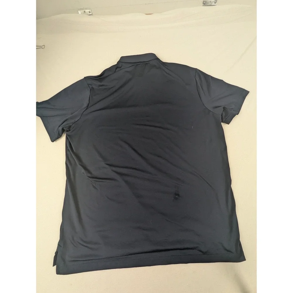 Polo Ralph Lauren Performance Mens XL Navy Blue Short Sleeve Golf Polo Shirt